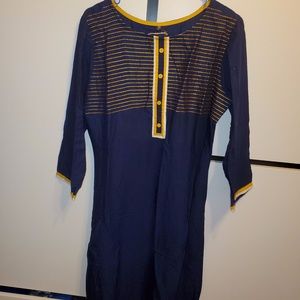 Cotton Western Style Embroided Kurta